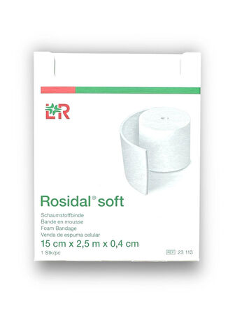 Rosidal Soft Köpük Bandaj 15 cm x 2,5 m x 0,4 cm – Ref 23113 – 1 Adet (1 Kutu)