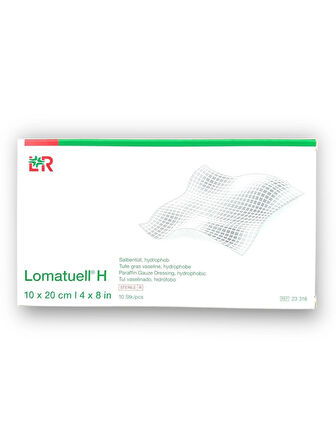 Lomatuell H Parafinli Tül Yara Örtüsü 10 x 20 cm – Ref 23316 – 10 Adet (1 KUTU)