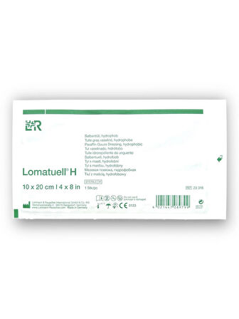 Lomatuell H Parafinli Tül Yara Örtüsü 10 x 20 cm – Ref 23316 – 10 Adet (1 KUTU)