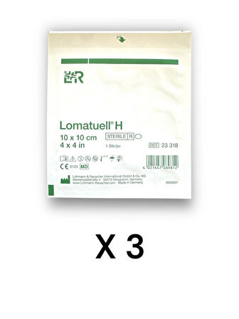 Lomatuell H Parafinli Tül Yara Örtüsü 10 x 10 cm – Ref 23318 – 3 Adet