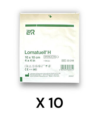 Lomatuell H Parafinli Tül Yara Örtüsü 10 x 10 cm – Ref 23318 – 10 Adet