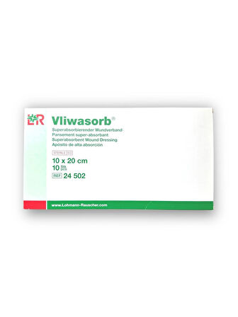 Vliwasorb Süper Emici Yara Örtüsü 10 x 20 cm – Ref 24502 – 1 Adet