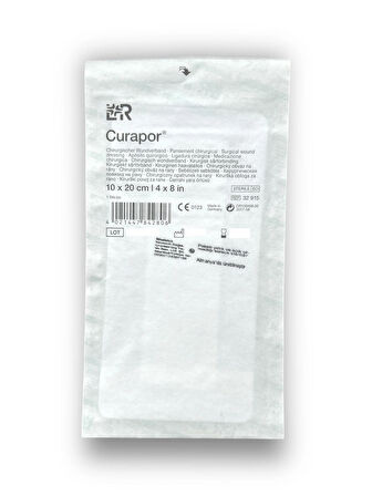 Curapor Cerrahi Yara Örtüsü 10 x 20 cm – Ref 32915 – 50 Adet (1 KUTU)