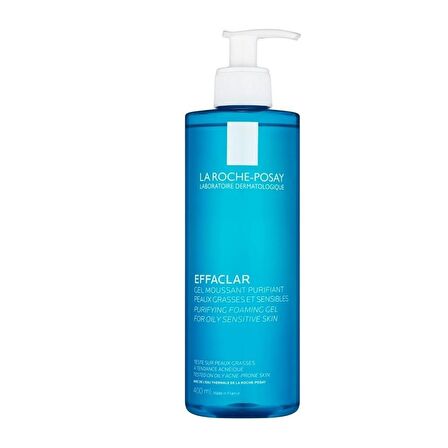 La Roche Posay Effaclar Hassas Cilt için Arındırıcı Parabensiz Yüz Temizleme Jeli 400 ml 