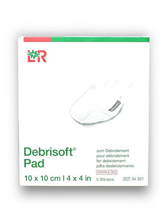 Debrisoft Pad Mekanik (yara) Debridman Pedi 10 x 10 cm – Ref 34321 – 5 Adet (1 KUTU)