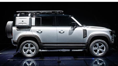 DEFENDER 2020+ IÇIN YAN GÖVDE ÇANTASI SILVER (90  LIK VE 110 LUK MODELLE UYUMLU)