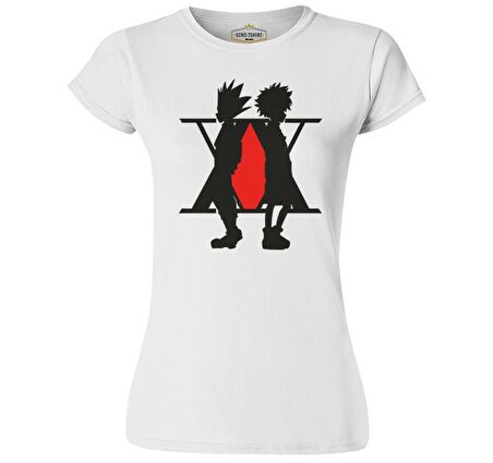 Hunter x Hunter - Killua Beyaz Bayan Tshirt