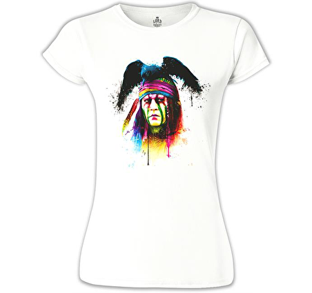 Johnny Beyaz Bayan Tshirt