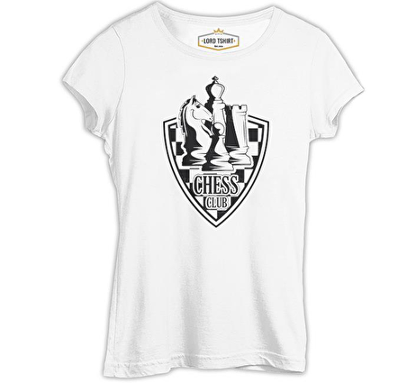 Satranç - Arma Beyaz Bayan Tshirt