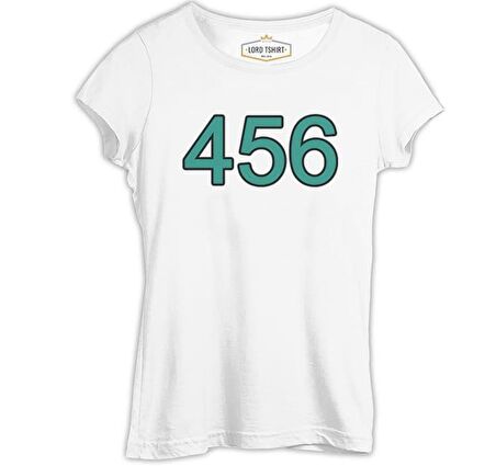 Squid Game - 456 Beyaz Bayan Tshirt