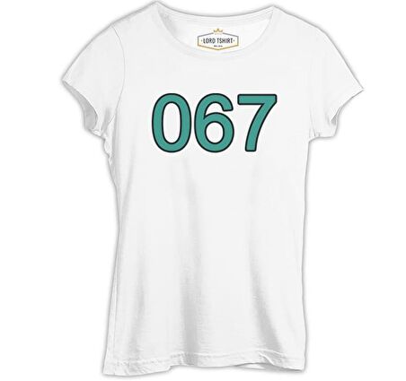 Squid Game - 067 Beyaz Bayan Tshirt