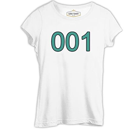 Squid Game - 001 Beyaz Bayan Tshirt
