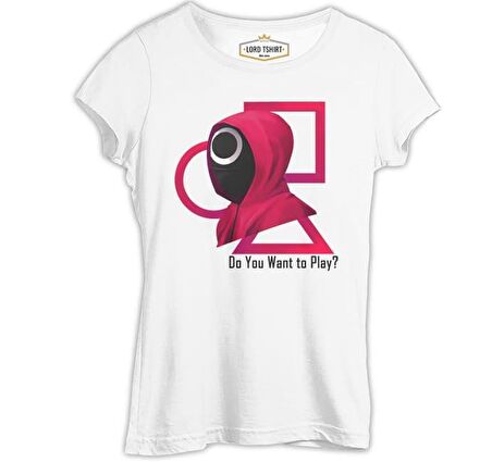 Squid Game - Oyun Beyaz Bayan Tshirt