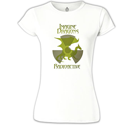 Imagine Dragons - Radioactive Beyaz Bayan Tshirt