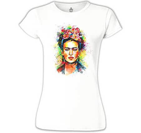 Frida Kahlo 2 Beyaz Bayan Tshirt