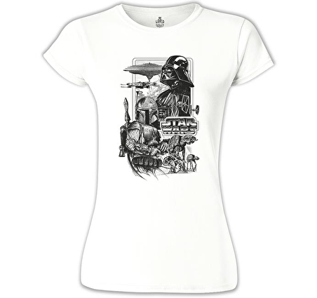 Star Wars - Empire Beyaz Bayan Tshirt