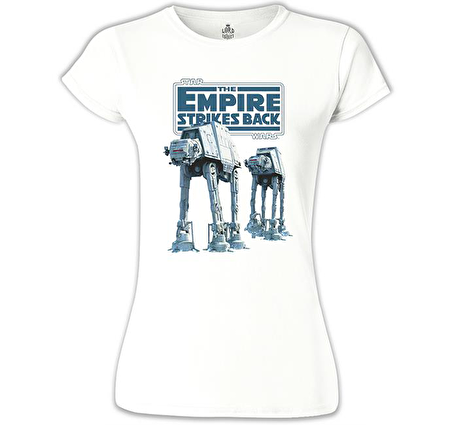 Star Wars - The Empire Strikes Back Beyaz Kadın Tshirt