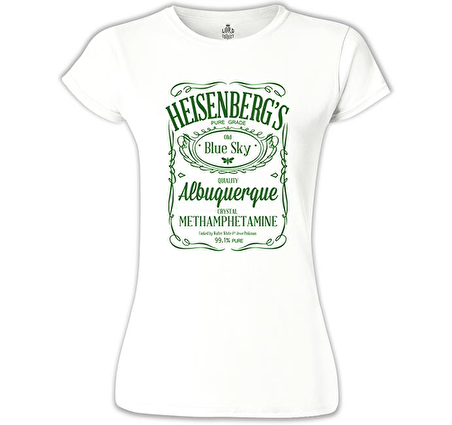 Breaking Bad - Heisenberg's Beyaz Bayan Tshirt