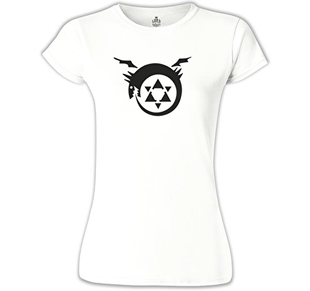 Fullmetal Alchemist Beyaz Bayan Tshirt