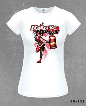 Harley Quinn - Big Bang Beyaz Kadın Tshirt