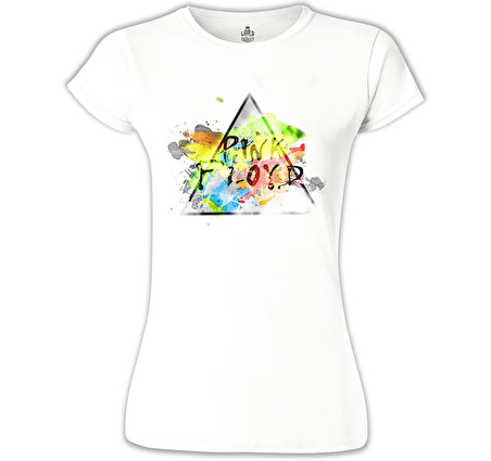 Pink Floyd 2 Beyaz Bayan Tshirt