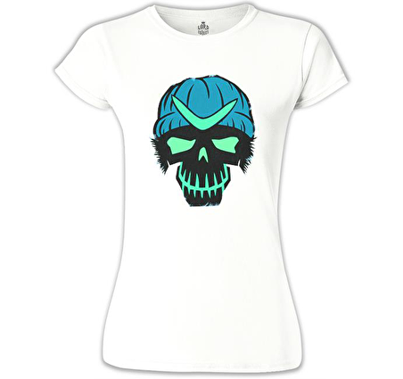 Suicide Squad - Boomerang Beyaz Bayan Tshirt