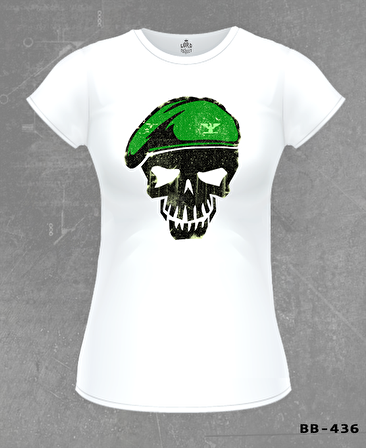 Suicide Squad - Rick Flag Beyaz Bayan Tshirt