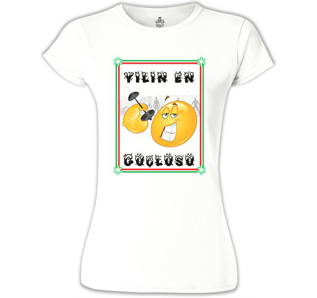 Yılın En Güçlüsü Beyaz Kadın Tshirt