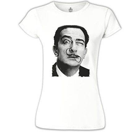 Salvador Dali Beyaz Bayan Tshirt