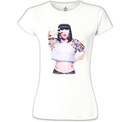 Jessie J Beyaz Bayan Tshirt