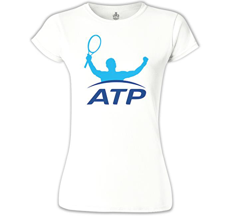 Tenis - ATP Beyaz Kadın Tshirt