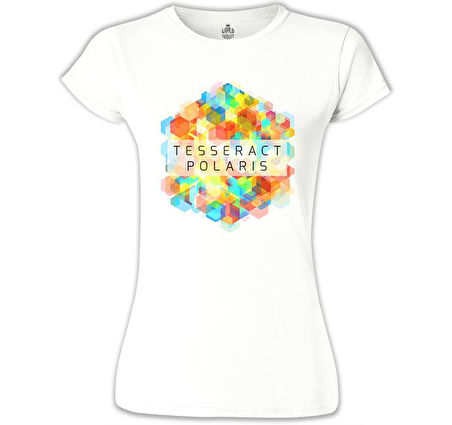 Tesseract - Polaris Beyaz Bayan Tshirt
