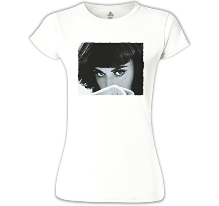 Katy Perry - It's Black Beyaz Bayan Tshirt