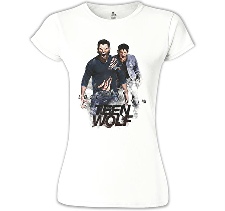 Teen Wolf - Lose Your Mind Beyaz Bayan Tshirt