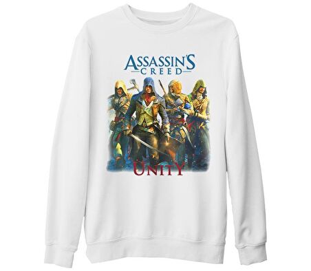 Assassin's Creed - Unity Beyaz Kalın Sweatshirt