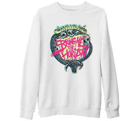 Bring Me the Horizon - Sempiternal Beyaz Kalın Sweatshirt