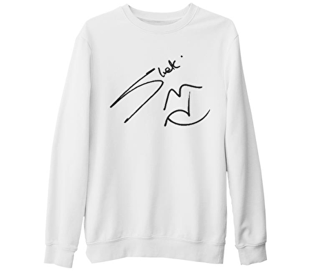 Shakira - Sign Beyaz Kalın Sweatshirt