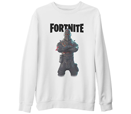 Fortnite - Chevalier Beyaz Kalın Sweatshirt