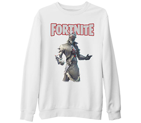 Fortnite - Spider Beyaz Kalın Sweatshirt