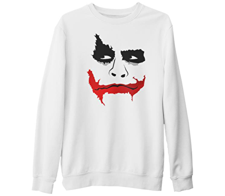 Joker - Look Beyaz Kalın Sweatshirt