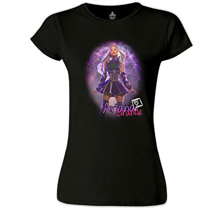 Ariana Grande Siyah Bayan Tshirt