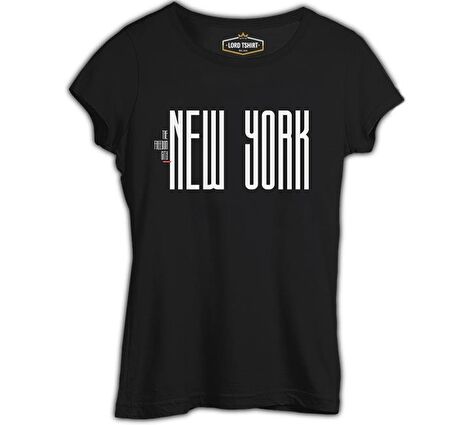 New York City - Freedom Siyah Kadın Tshirt