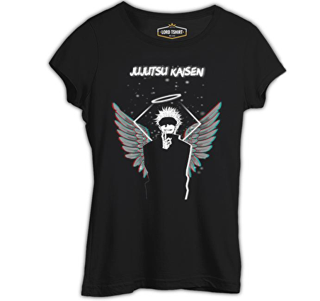 Jujutsu Kaisen - Kanat Siyah Bayan Tshirt