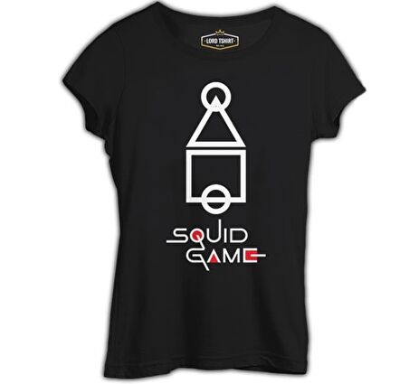 Squid Game-Final Game Siyah Bayan Tshirt