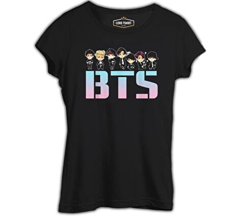BTS - Guys Siyah Bayan Tshirt