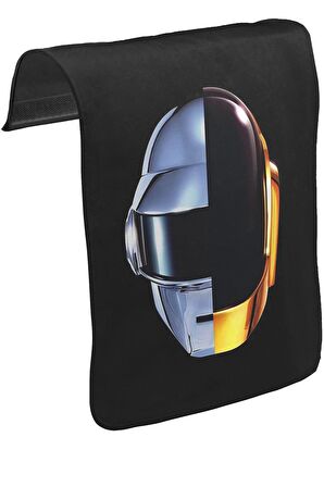Daft Punk - Ram Unisex Siyah Tak-Çıkar Postacı Çanta Kapağı CK-1049