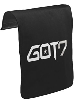 GOT7 - Logo Unisex Siyah Tak-Çıkar Postacı Çanta Kapağı CK-1050