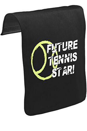 Tenis Star Future  Unisex Siyah Tak-Çıkar Postacı Çanta Kapağı CK-1053
