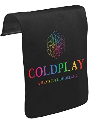 Coldplay - Dreams Unisex Siyah Tak-Çıkar Postacı Çanta Kapağı CK-1076