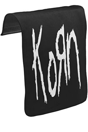 Korn - Logo Unisex Siyah Tak-Çıkar Postacı Çanta Kapağı CK-1116